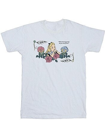 Disney - T-shirt ALICE IN WONDERLAND WHAT KIND OF GARDEN