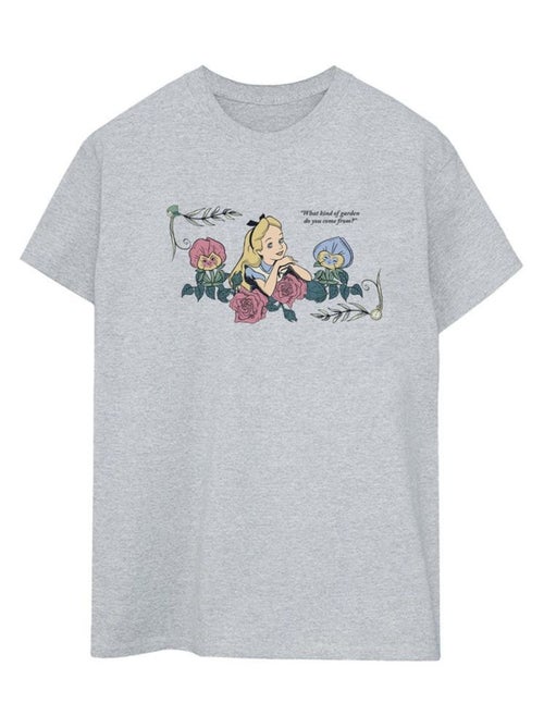 Disney - T-shirt ALICE IN WONDERLAND WHAT KIND OF GARDEN - Kiabi Disney - T-shirt ALICE IN WONDERLAND WHAT KIND OF GARDEN - Kiabi