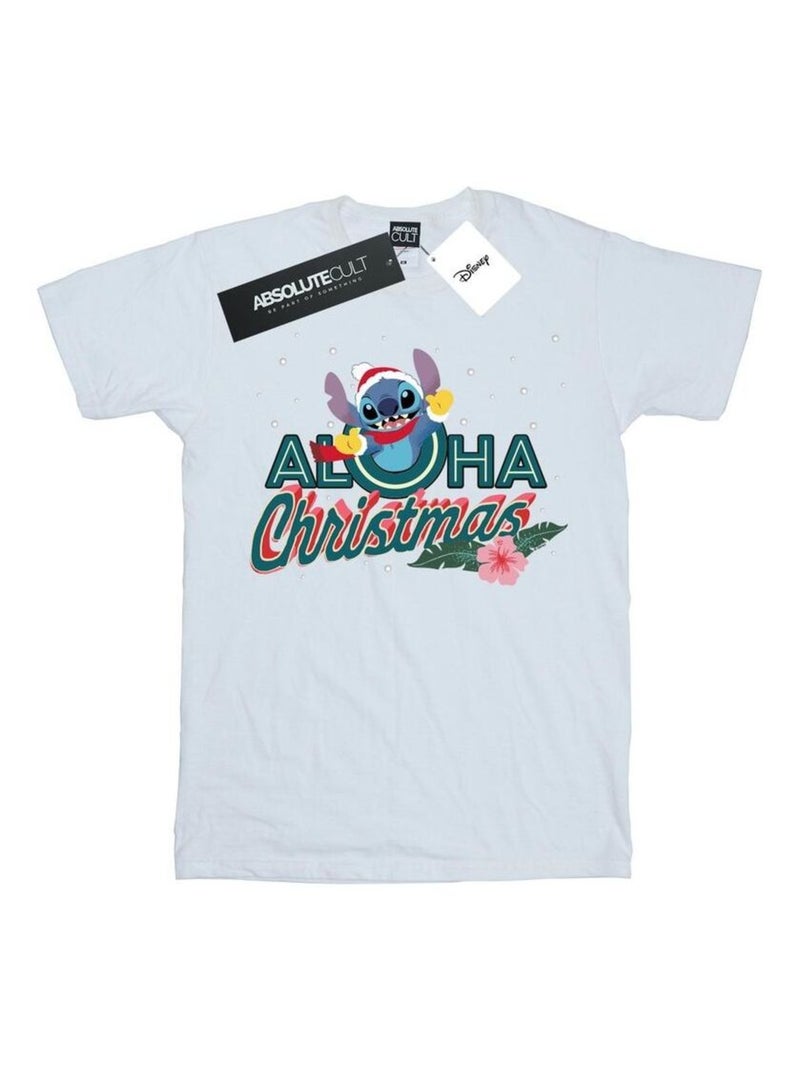 Disney - T-shirt ALOHA Blanc - Kiabi