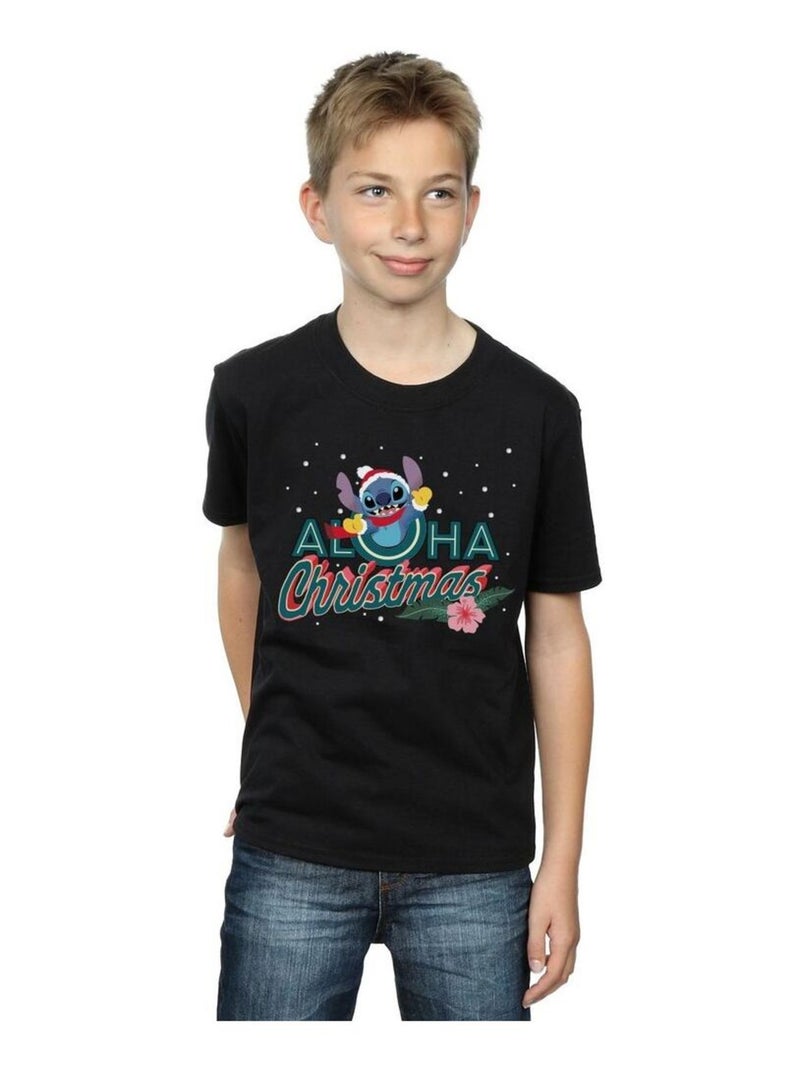 Disney - T-shirt ALOHA Noir - Kiabi