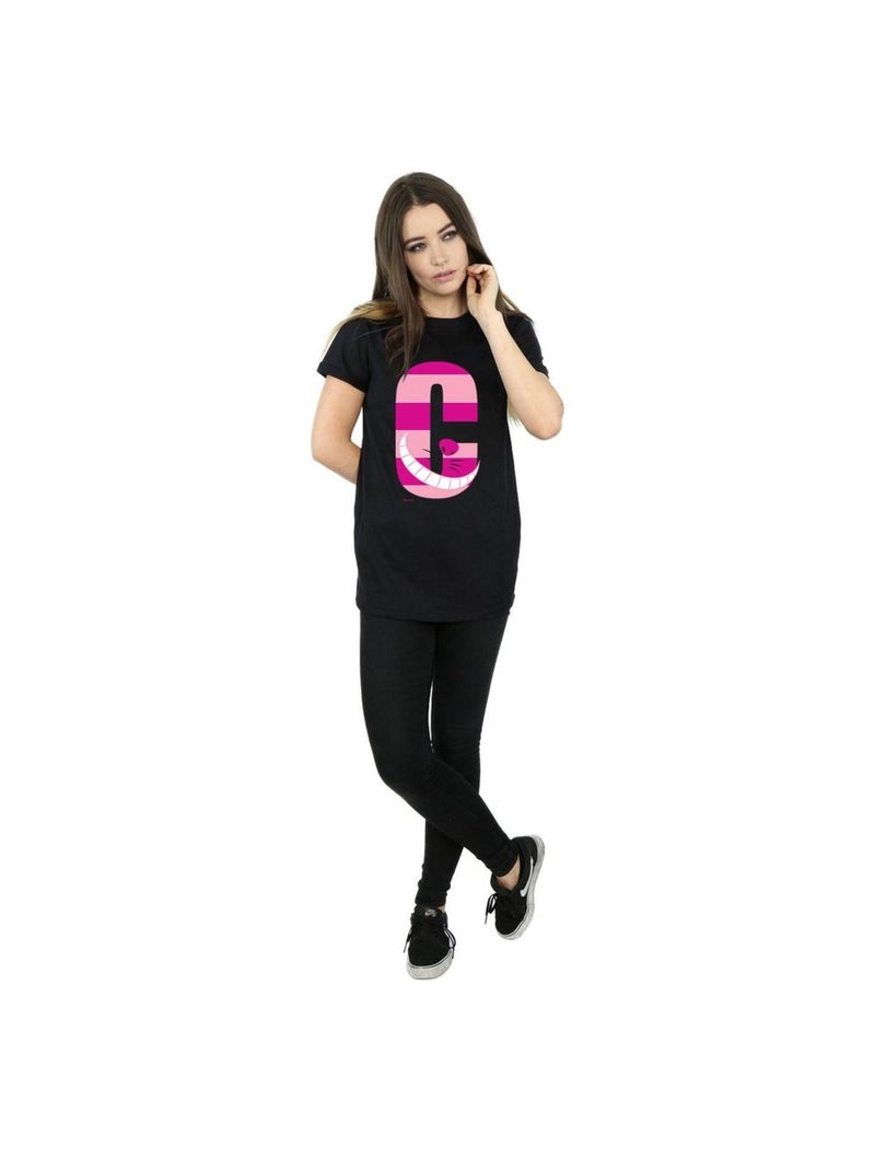 Disney - T-shirt ALPHABET A IS FOR ARIEL ALICE Noir - Kiabi