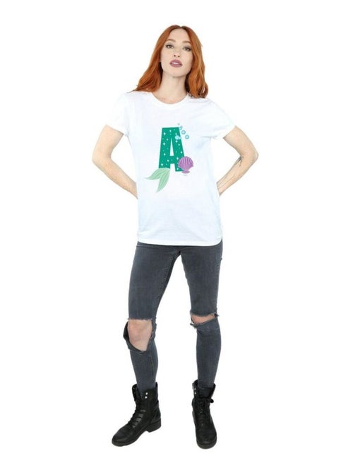 Disney - T-shirt ALPHABET A IS FOR ARIEL - Kiabi