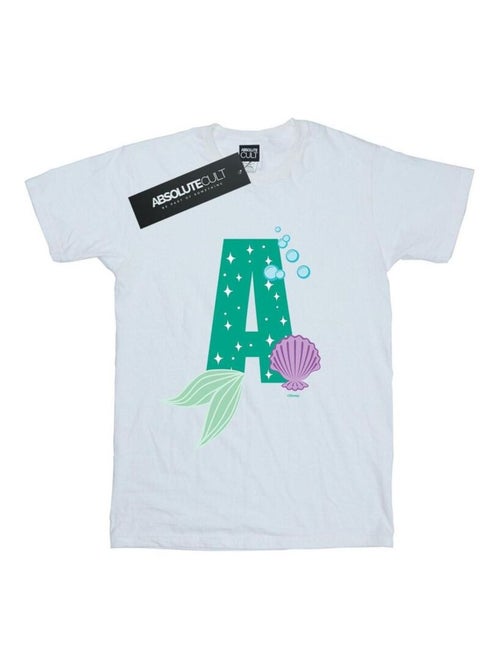 Disney - T-shirt ALPHABET A IS FOR ARIEL - Kiabi