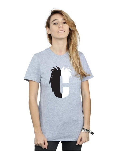 Disney - T-shirt ALPHABET C IS FOR CRUELLA DE VIL - Kiabi
