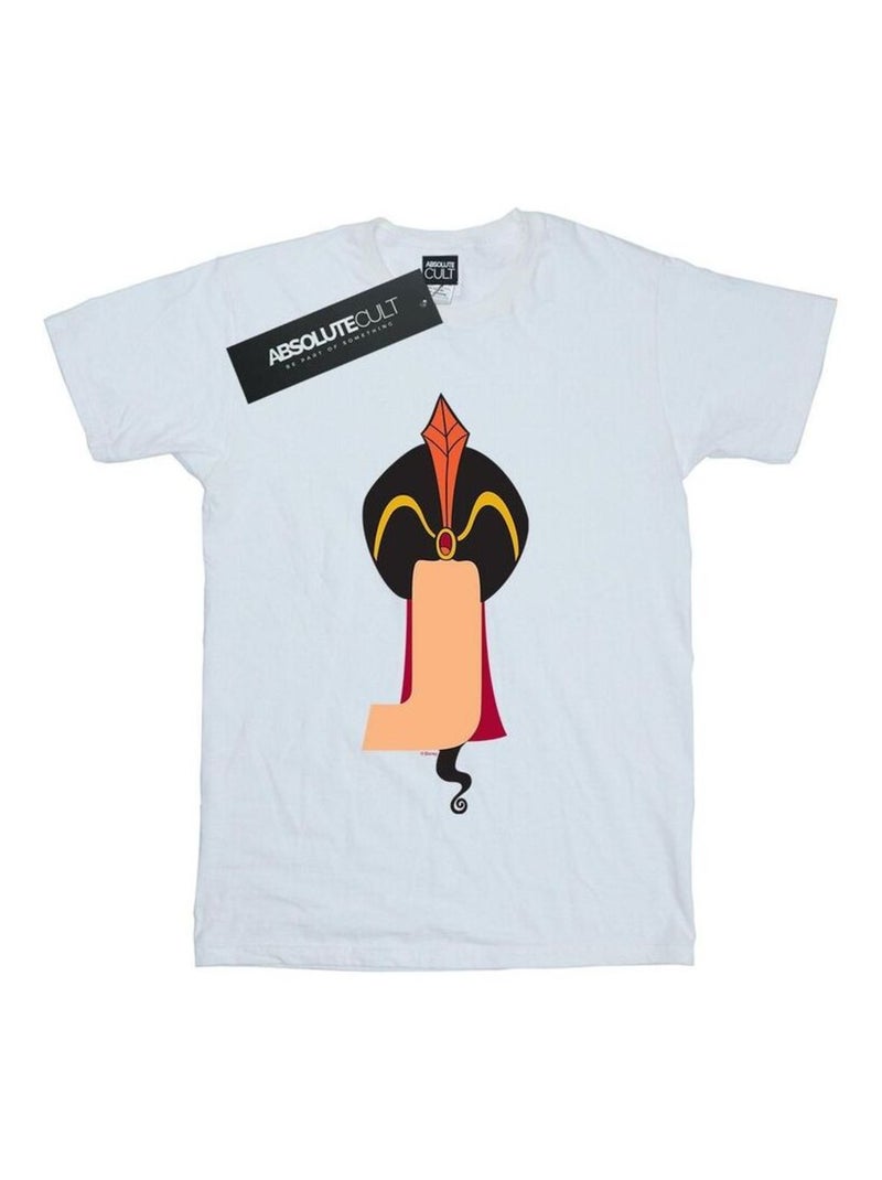 Disney - T-shirt ALPHABET J IS FOR JAFAR Blanc - Kiabi
