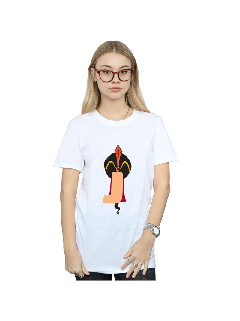 Disney - T-shirt ALPHABET J IS FOR JAFAR Blanc - Kiabi