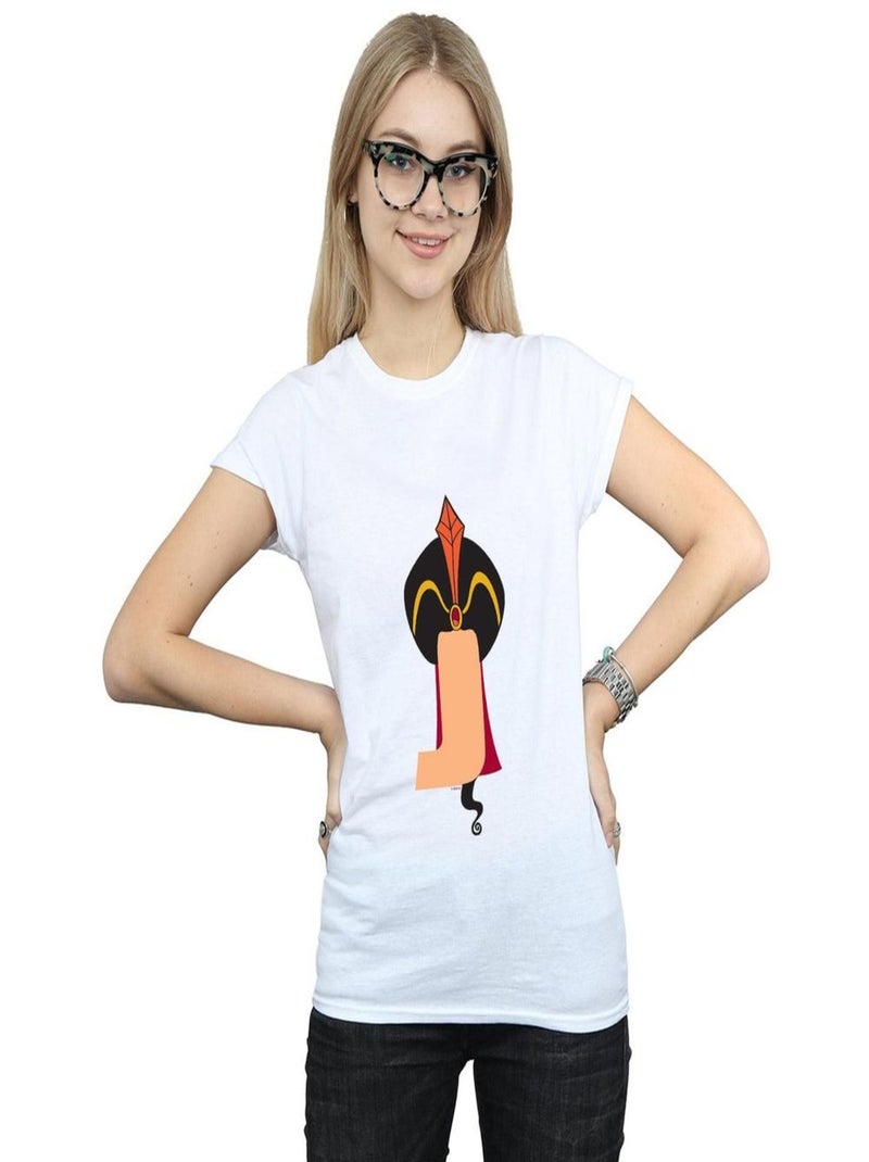Disney - T-shirt ALPHABET J IS FOR JAFAR Blanc - Kiabi