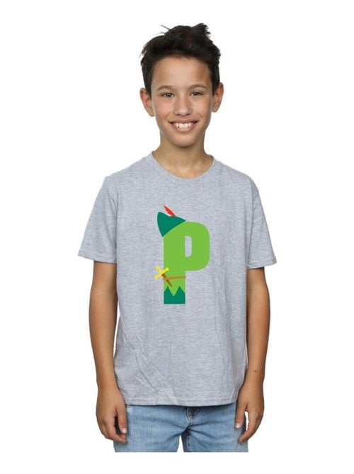Disney - T-shirt ALPHABET P IS FOR PETER PAN - Kiabi