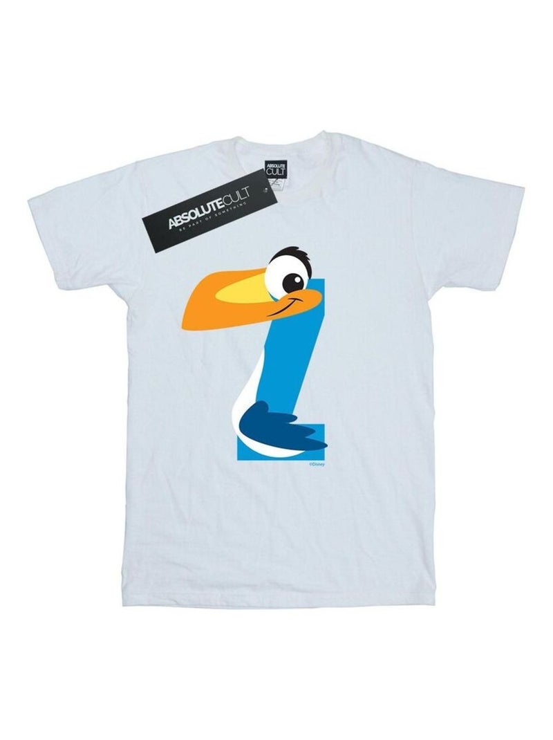 Disney - T-shirt ALPHABET Z IS FOR ZAZU Blanc - Kiabi