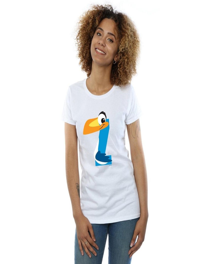 Disney - T-shirt ALPHABET Z IS FOR ZAZU Blanc - Kiabi