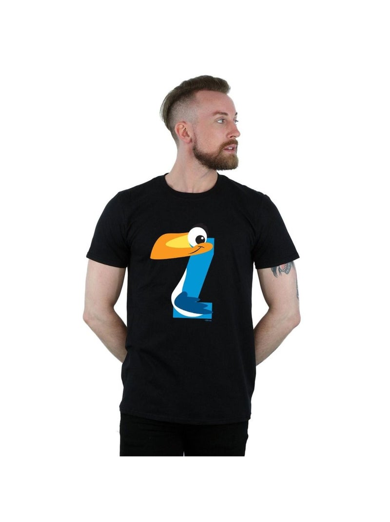 Disney - T-shirt ALPHABET Z IS FOR ZAZU Noir - Kiabi
