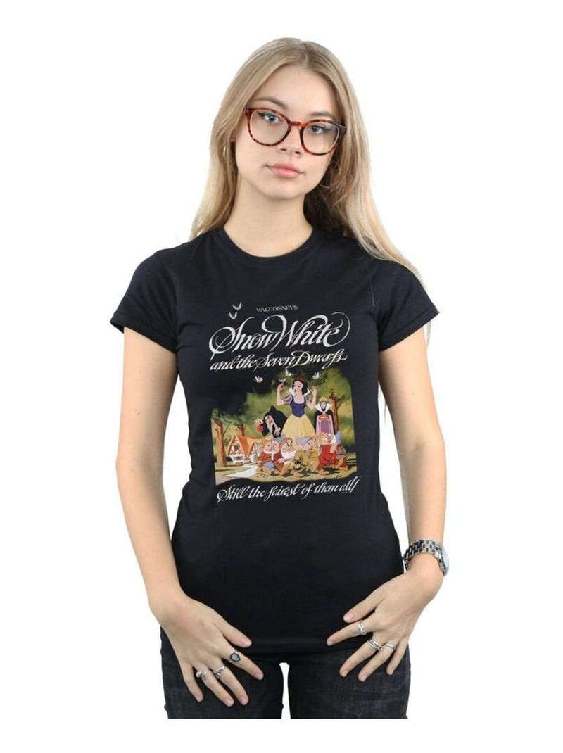 Disney - T-shirt AND THE SEVEN DWARFS Noir - Kiabi