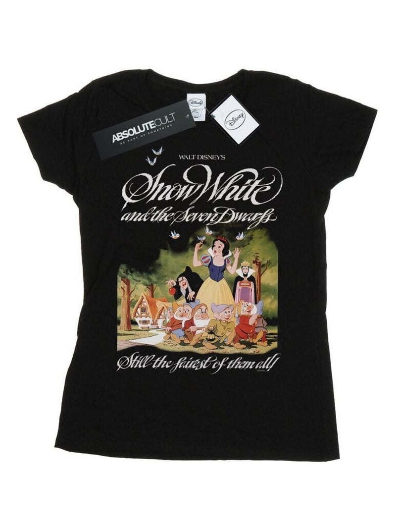 Disney - T-shirt AND THE SEVEN DWARFS Noir - Kiabi