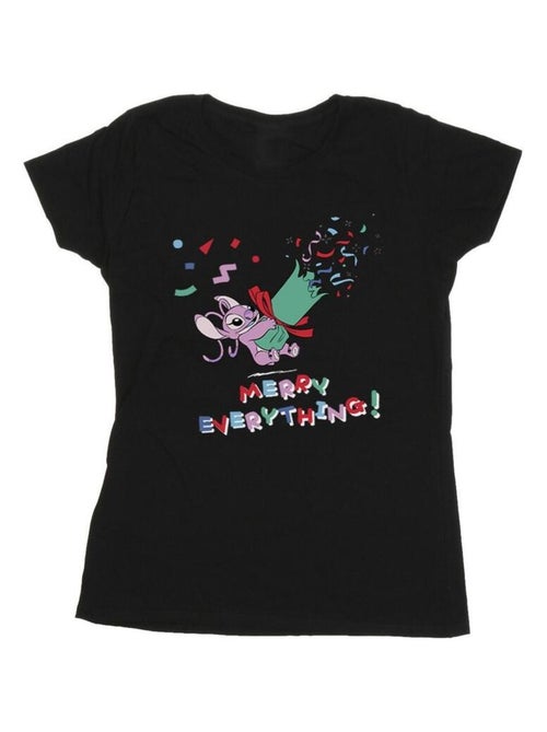 Disney - T-shirt ANGEL MERRY EVERYTHING - Kiabi Disney - T-shirt ANGEL MERRY EVERYTHING - Kiabi
