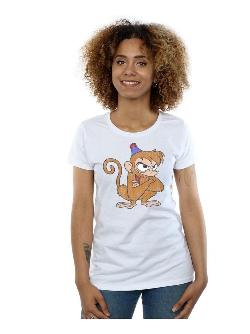 Disney - T-shirt ANGRY ABU Blanc - Kiabi