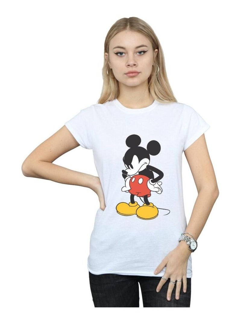 Disney - T-shirt ANGRY LOOK DOWN Blanc - Kiabi