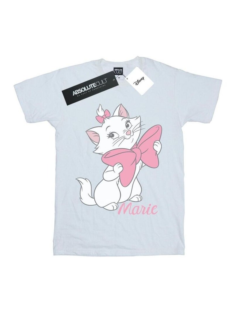 Disney - T-shirt ARISTOCATS BOW Blanc - Kiabi