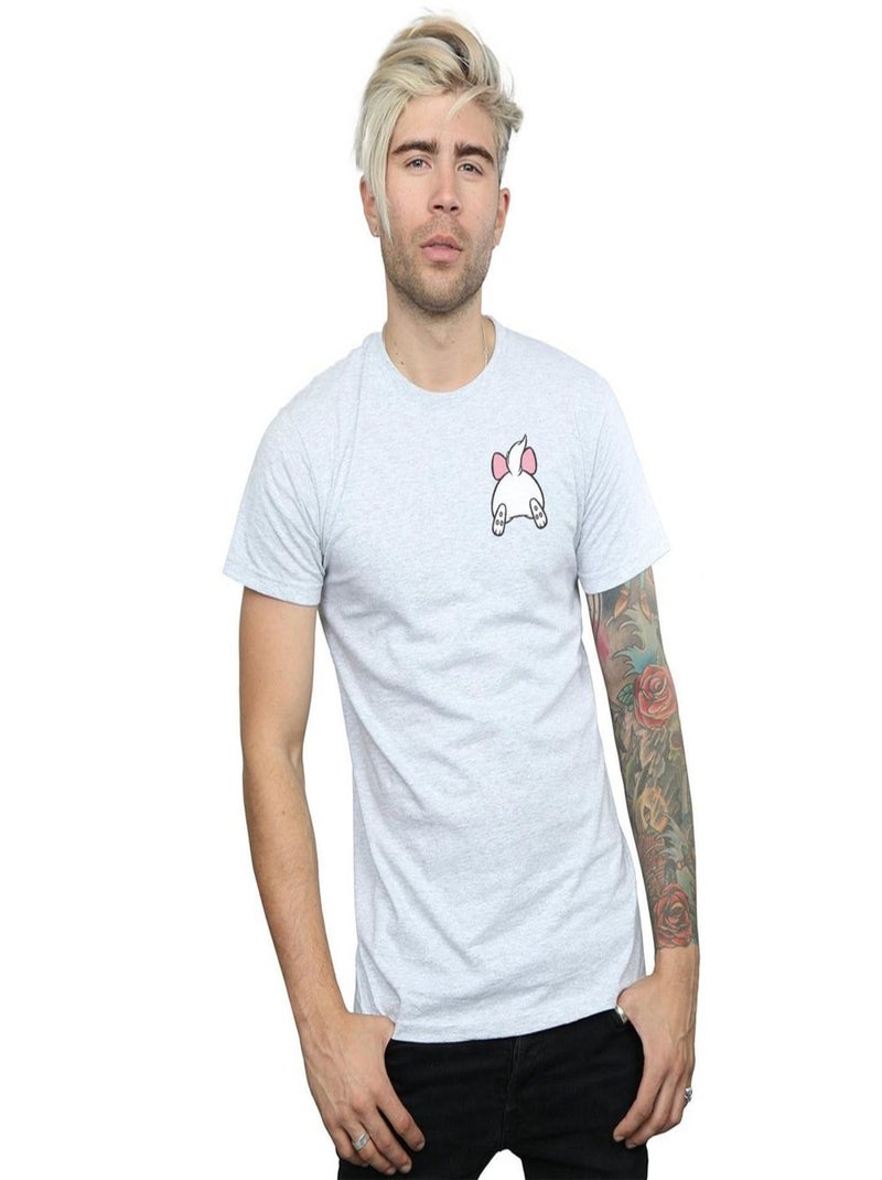 Disney - T-shirt ARISTOCATS Gris chiné - Kiabi