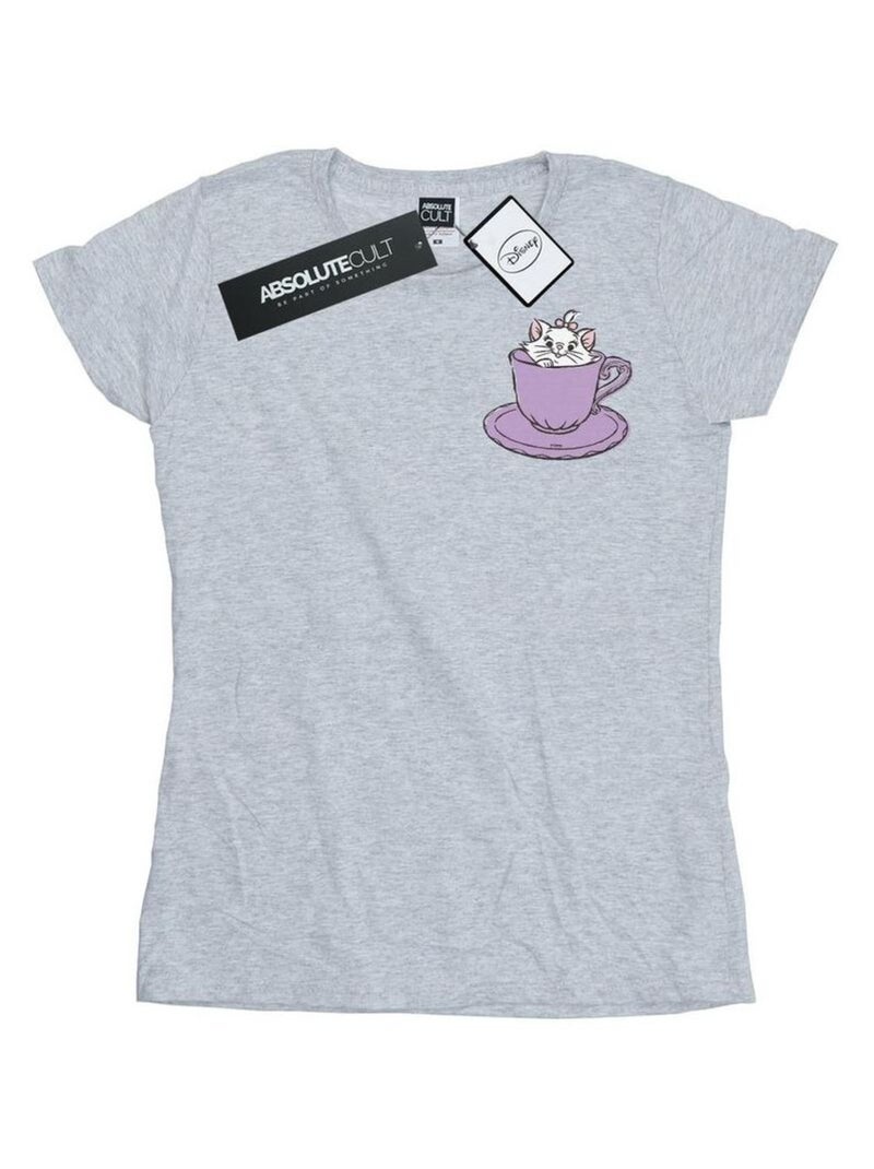 Disney - T-shirt ARISTOCATS Gris chiné - Kiabi