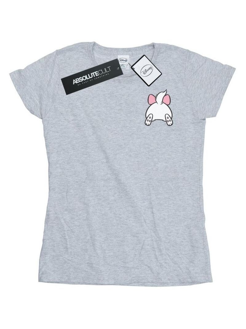 Disney - T-shirt ARISTOCATS Gris chiné - Kiabi