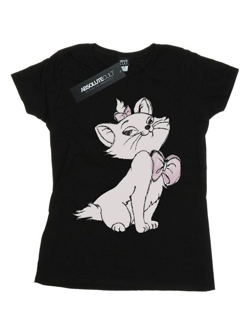Disney - T-shirt ARISTOCATS Noir - Kiabi