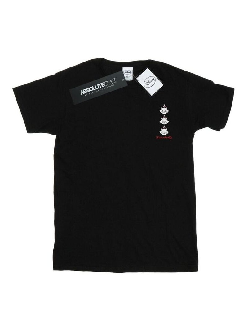 Disney - T-shirt ARISTOCATS Noir - Kiabi