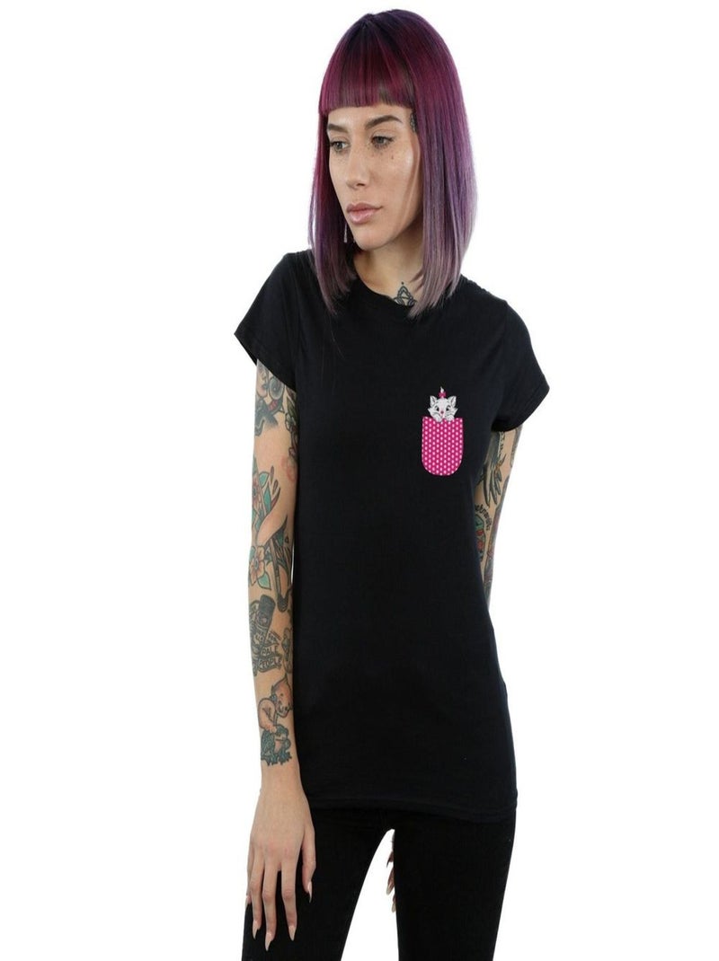 Disney - T-shirt ARISTOCATS Noir - Kiabi
