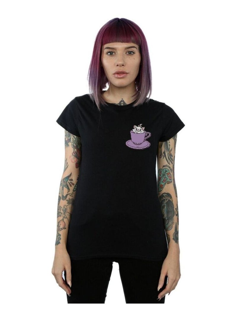 Disney - T-shirt ARISTOCATS Noir - Kiabi