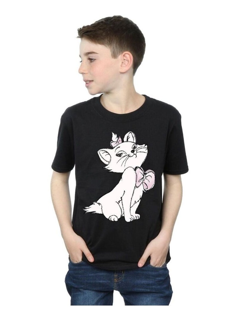 Disney - T-shirt ARISTOCATS Noir - Kiabi