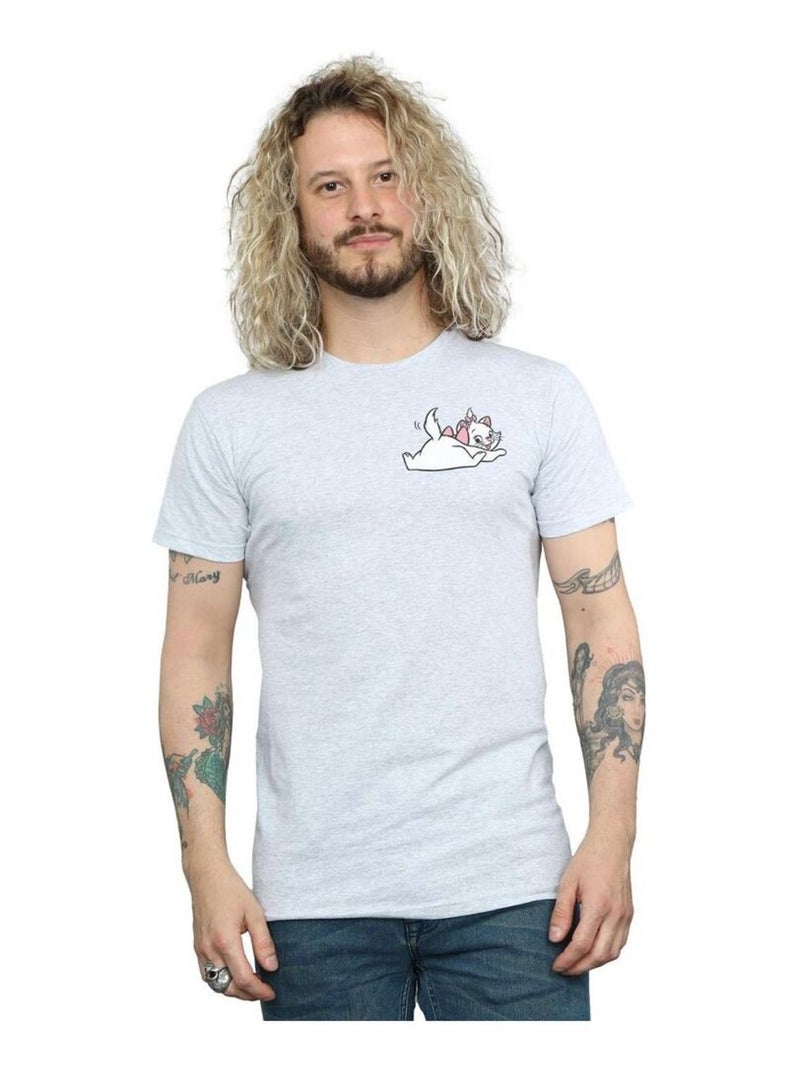 Disney - T-shirt ARISTOCATS SWEET Gris chiné - Kiabi