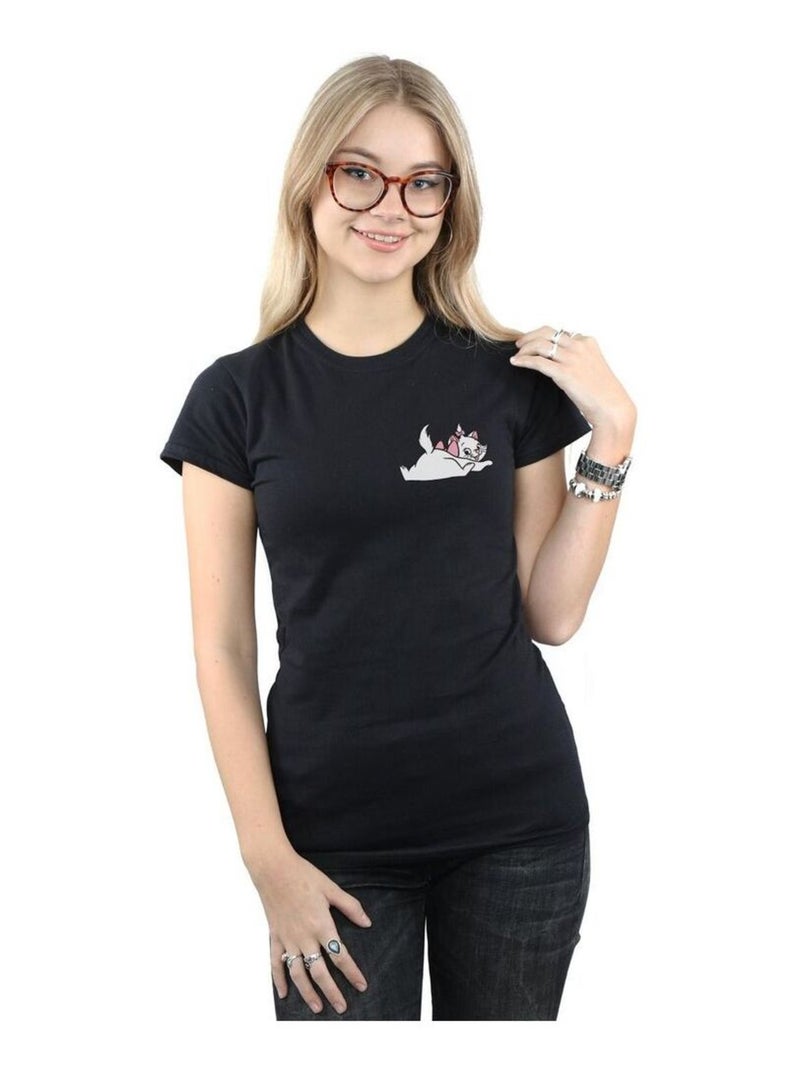 Disney - T-shirt ARISTOCATS SWEET Noir - Kiabi