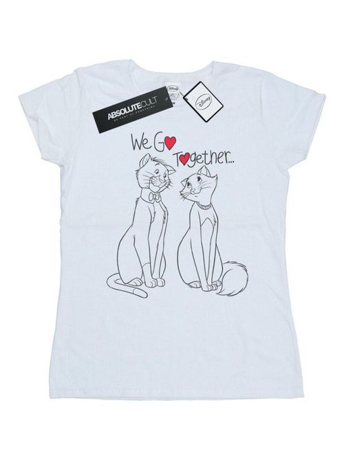 Disney - T-shirt ARISTOCATS WE GO TOGETHER - Kiabi