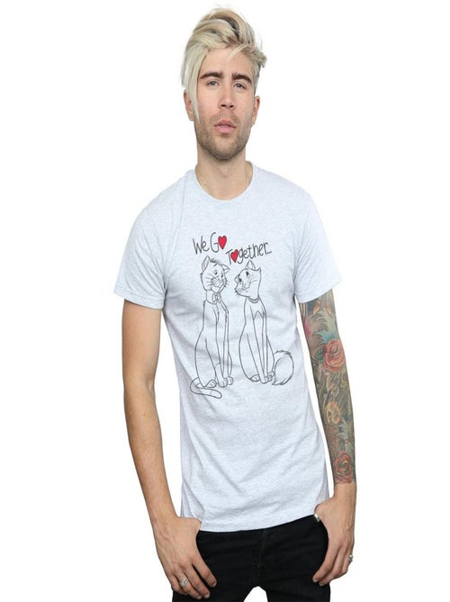 Disney - T-shirt ARISTOCATS WE GO TOGETHER - Kiabi Disney - T-shirt ARISTOCATS WE GO TOGETHER - Kiabi