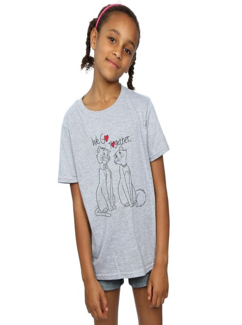 Disney - T-shirt ARISTOCATS WE GO TOGETHER - Kiabi