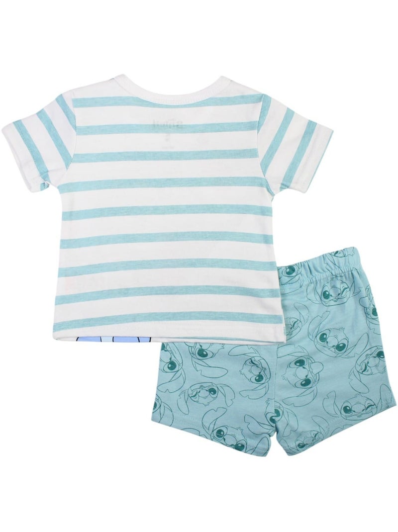 Disney - T-shirt avec personnage et short assorti bébé garçon Bleu turquoise - Kiabi