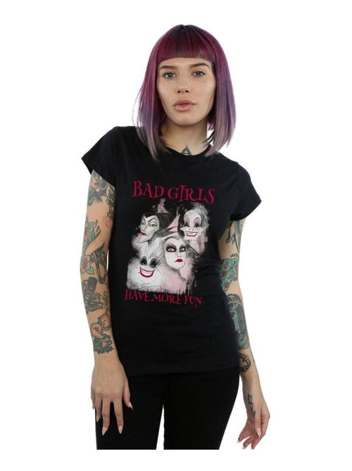 Disney - T-shirt BAD GIRLS HAVE MORE FUN - Kiabi