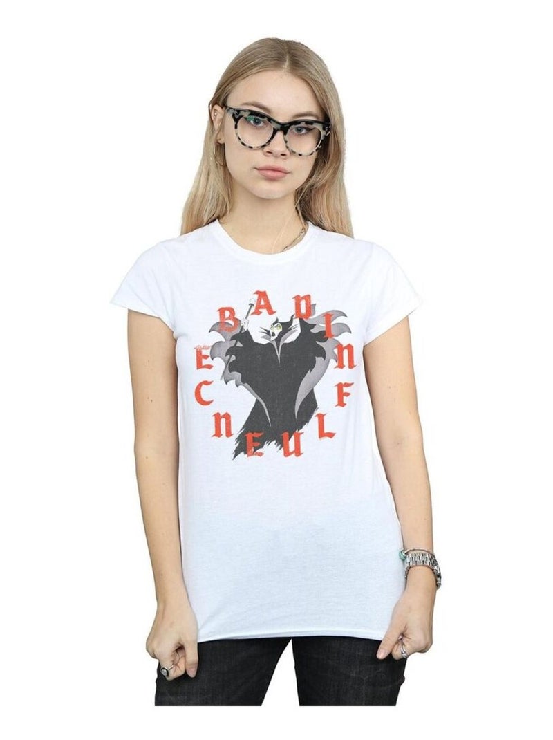 Disney - T-shirt BAD INFLUENCE Blanc - Kiabi