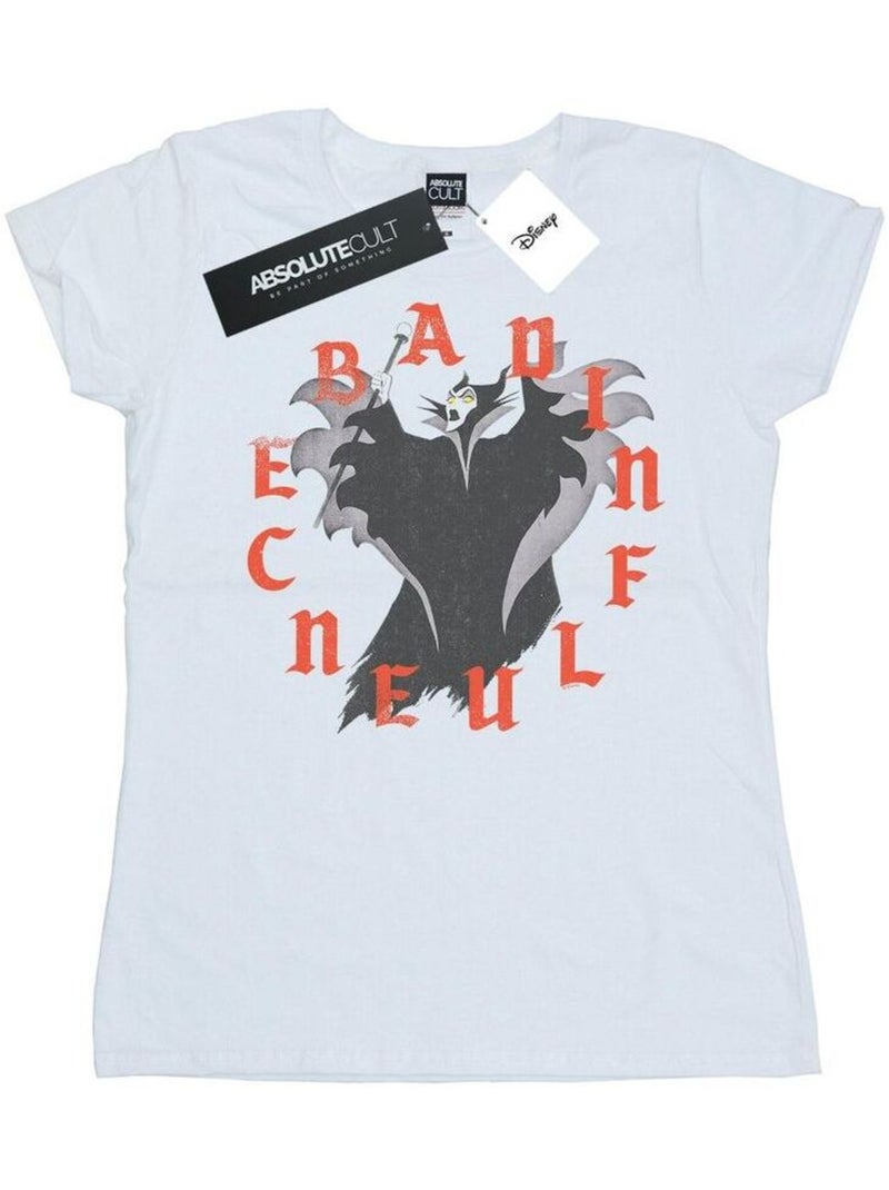 Disney - T-shirt BAD INFLUENCE Blanc - Kiabi