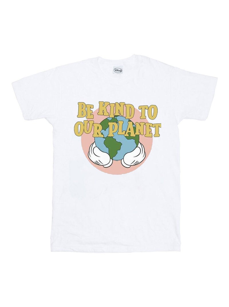 Disney - T-shirt BE KIND TO OUR PLANET Blanc - Kiabi