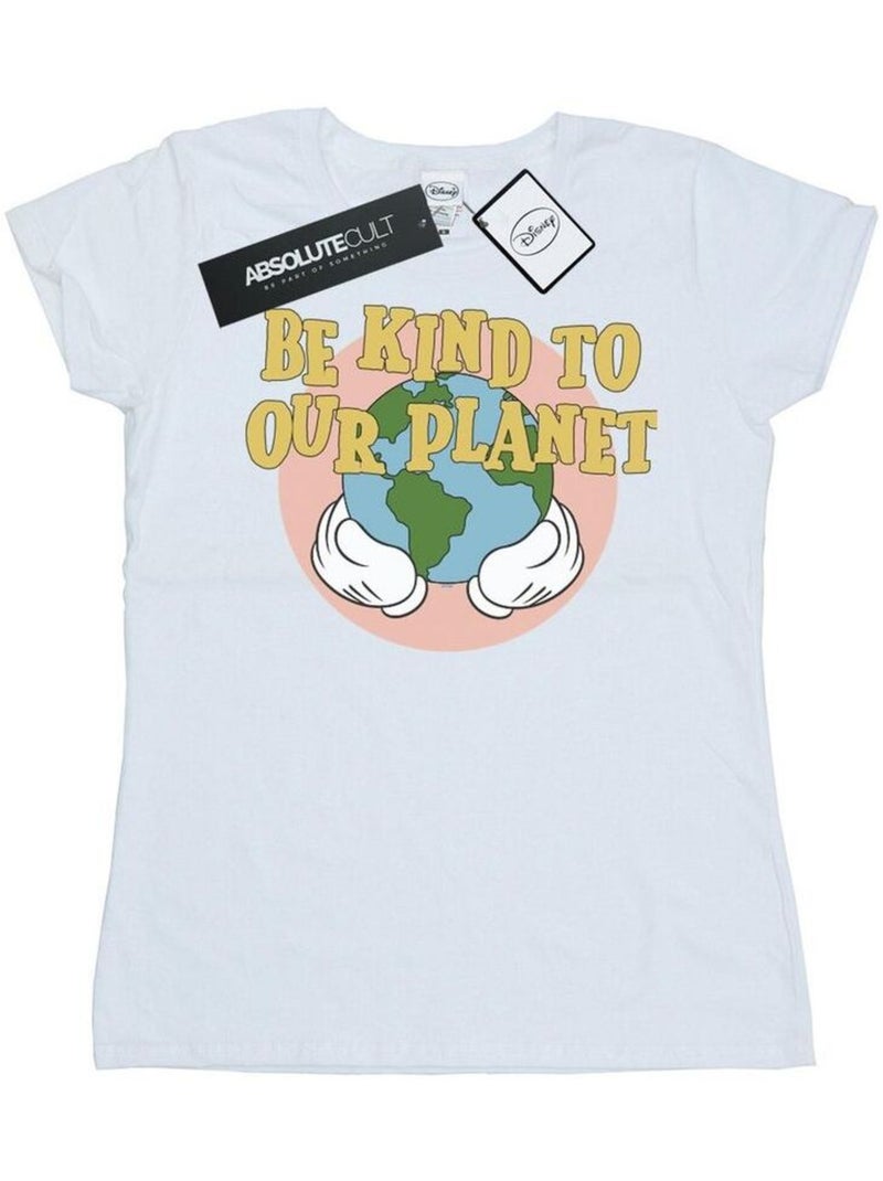 Disney - T-shirt BE KIND TO OUR PLANET Blanc - Kiabi