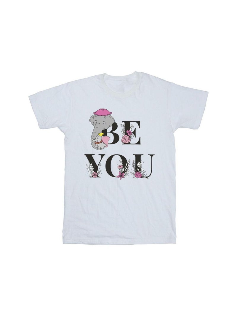 Disney - T-shirt BE YOU Blanc - Kiabi