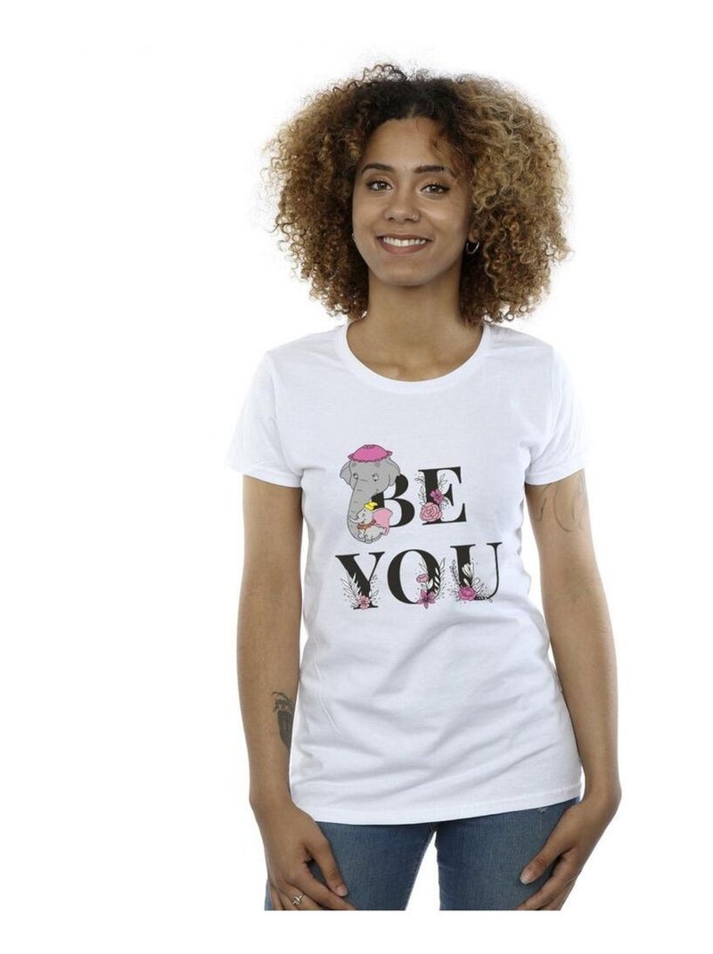 Disney - T-shirt BE YOU Blanc - Kiabi