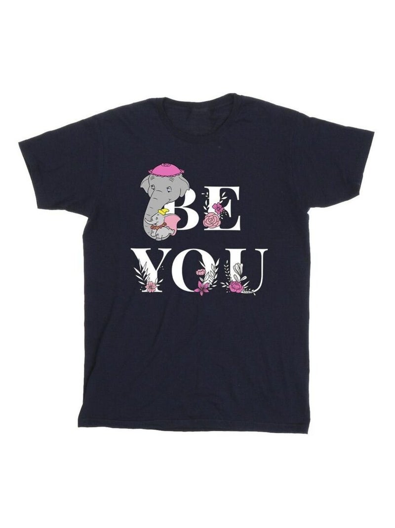 Disney - T-shirt BE YOU Bleu marine - Kiabi