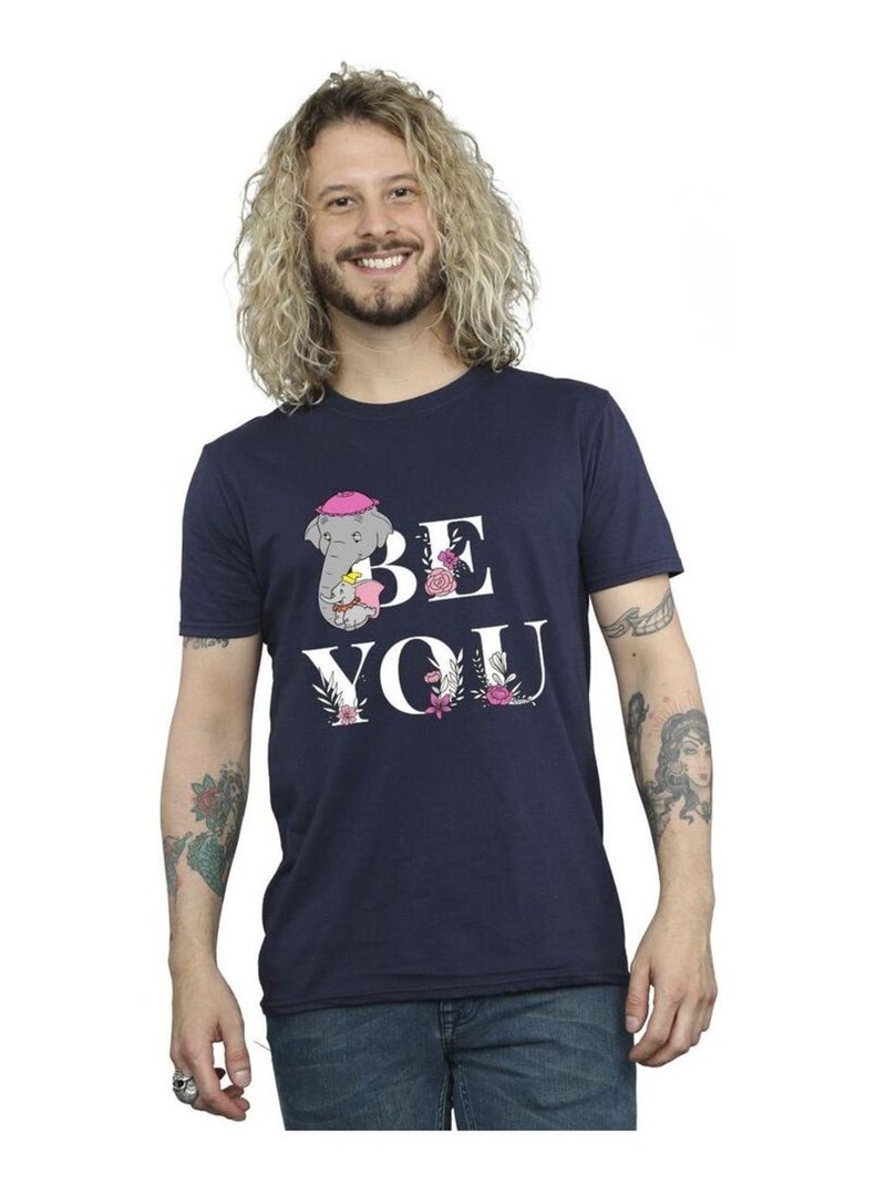 Disney - T-shirt BE YOU Bleu marine - Kiabi
