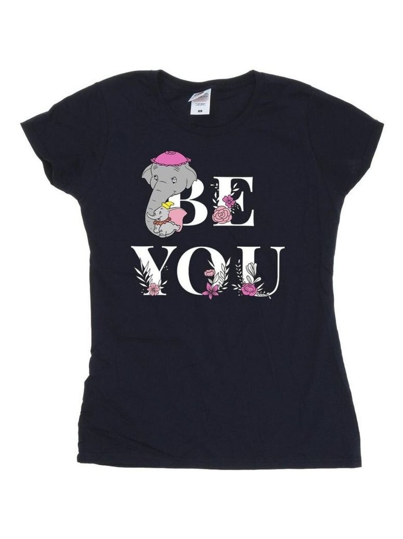 Disney - T-shirt BE YOU Bleu marine - Kiabi