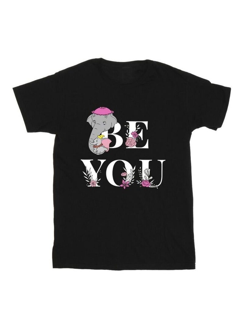 Disney - T-shirt BE YOU Noir - Kiabi