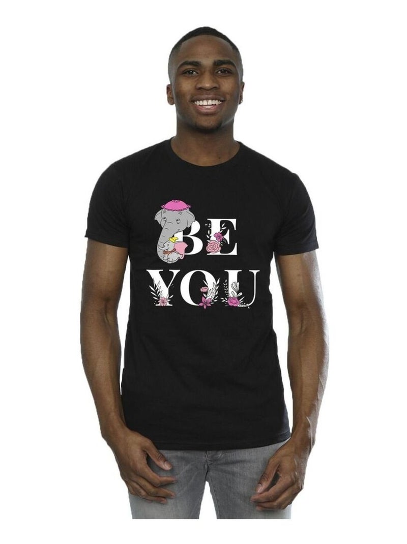 Disney - T-shirt BE YOU Noir - Kiabi