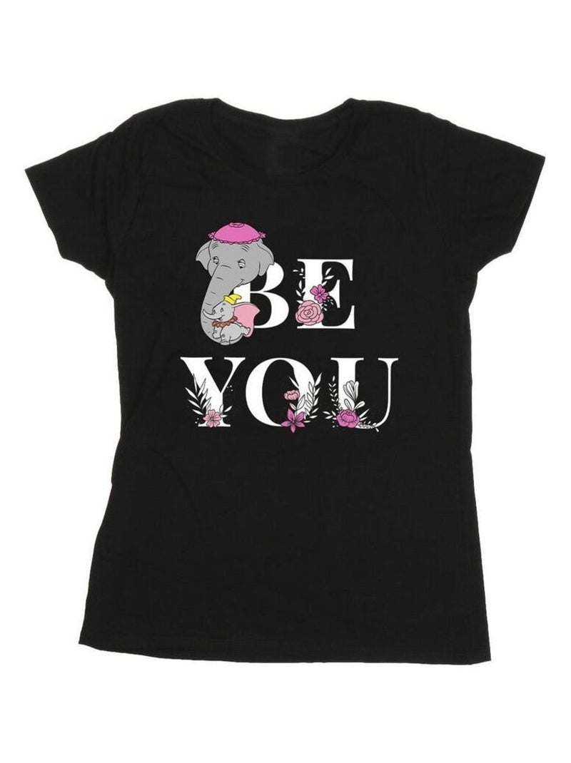 Disney - T-shirt BE YOU Noir - Kiabi