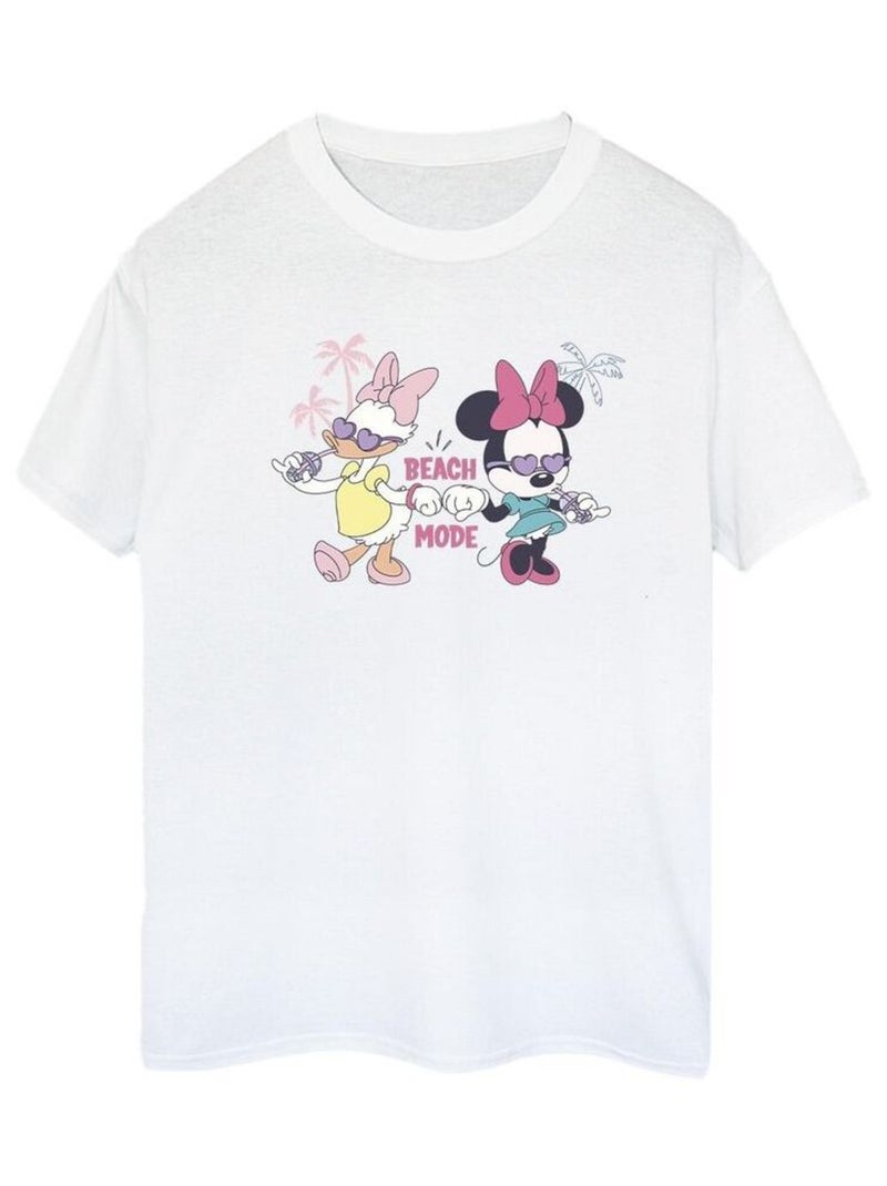 Disney - T-shirt BEACH MODE Blanc - Kiabi