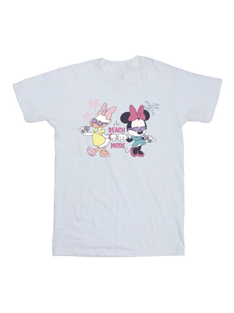 Disney - T-shirt BEACH MODE Blanc - Kiabi